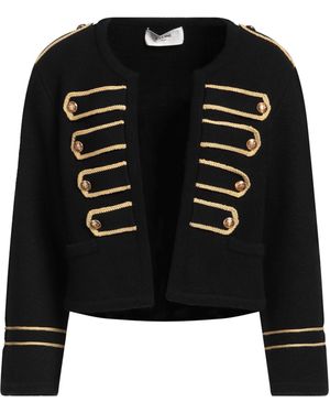 Celine Jacket Wool, Cotton, Silk, Polyamide - Black