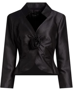 Clips Jacket Cotton, Silk - Black