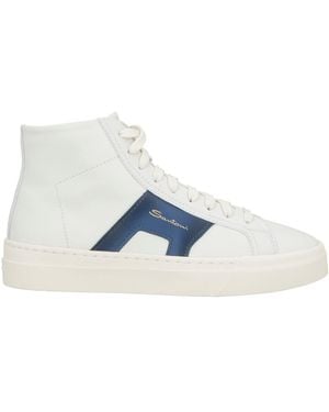 Santoni Sneakers Leather - Blue