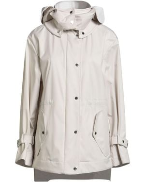 Moorer Ivory Overcoat & Trench Coat Polyester, Polyurethane - White