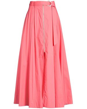 Blugirl Blumarine Coral Maxi Skirt Cotton - Pink