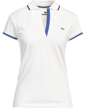 Harmont & Blaine Ivory Polo Shirt Cotton, Elastane - White