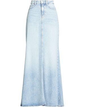 Guess Denim Skirt Lyocell, Cotton - Blue