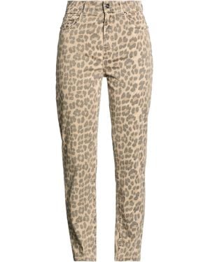 Dixie Light Trousers Cotton, Elastic Fibres - Natural