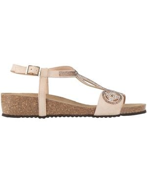 Grünland Sandals Textile Fibers - Natural