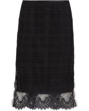 Alberta Ferretti Midi Skirt Polyester - Black