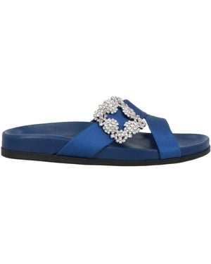 Manolo Blahnik Sandals - Blue