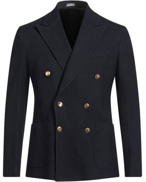 Brian Dales Blazer Cotton, Wool, Elastane - Blue