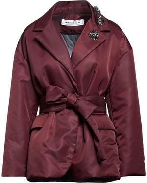 Shirtaporter Burgundy Puffer Nylon - Red
