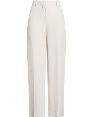 The Row Light Pants Silk, Linen - White