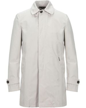Moorer Overcoat & Trench Coat - White