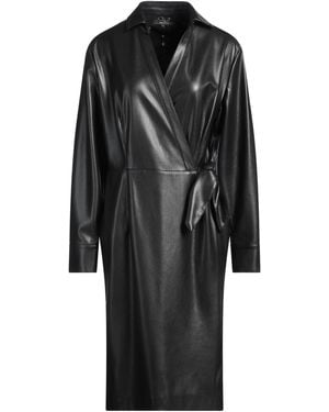Clips Midi Dress Polyester, Polyurethane - Black