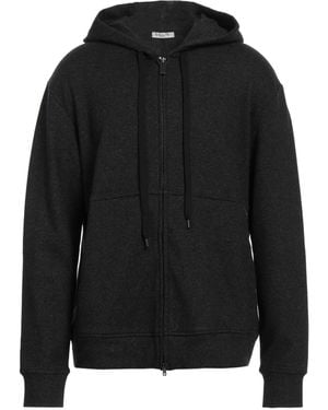 Paolo Pecora Charcoal Sweatshirt Cotton, Viscose, Polyamide, Elastane - Black