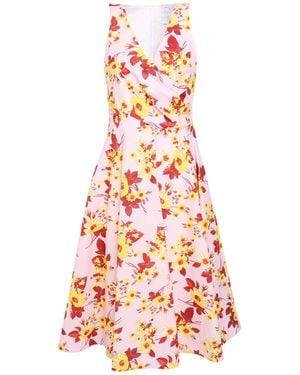 Sara Roka Light Midi Dress Cotton - White