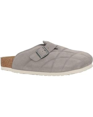 Birkenstock Mules & Clogs Leather - Grey