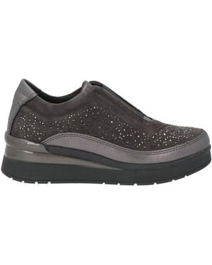Stonefly Charcoal Sneakers Goat Skin - Gray