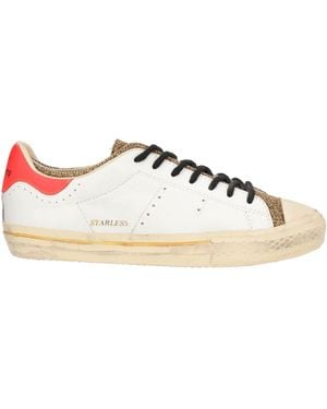 HIDNANDER Sneakers Leather, Synthetic Material - White
