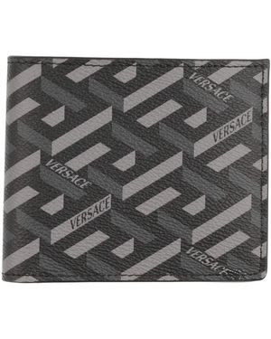 Versace Wallet Leather - Gray