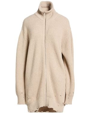 MM6 by Maison Margiela Cardigan Wool, Polyamide - Natural