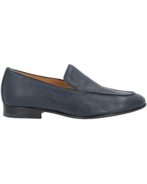 Testoni Loafers Leather - Blue