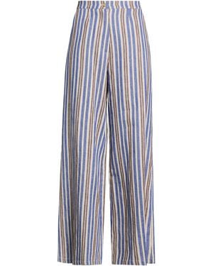 Ottod'Ame Light Trousers Linen, Cotton, Polyester - Blue