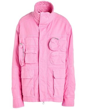MM6 by Maison Martin Margiela Denim Outerwear Cotton, Elastane - Pink