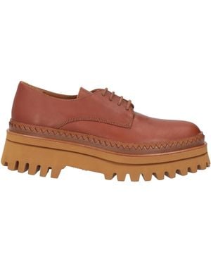 CRIS VERGRÉ Lace-Up Shoes Calfskin - Brown