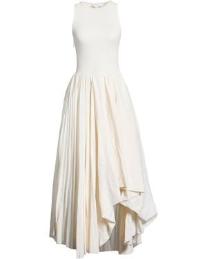 McQueen Maxi Dress Cotton - White