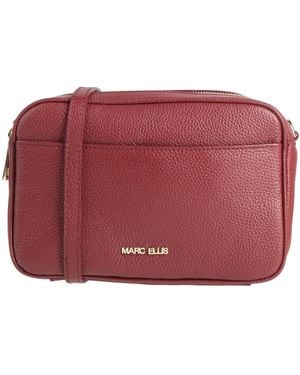 Marc Ellis Cross-Body Bag Leather - Red