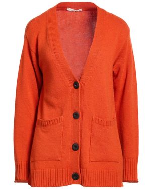 Maliparmi Cardigan Wool, Viscose, Polyamide, Mohair Wool, Acrylic - Orange