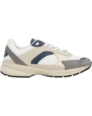 Celine Trainers Calfskin, Textile Fibres - White