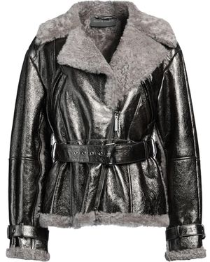 Alberta Ferretti Jacket Leather - Black