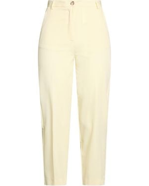 ViCOLO Pants Polyester, Viscose, Elastane - White