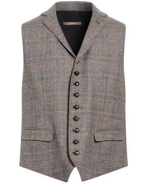 Paoloni Tailored Vest Virgin Wool - Gray