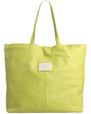ALESSIA SANTI Lime Shoulder Bag Leather - Yellow