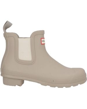 HUNTER Ankle Boots - Natural