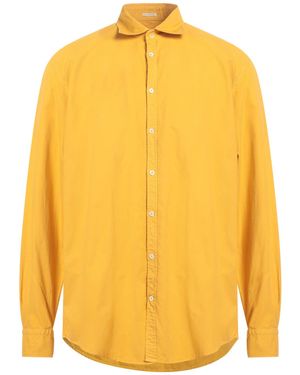 Massimo Alba Shirt Cotton - Yellow