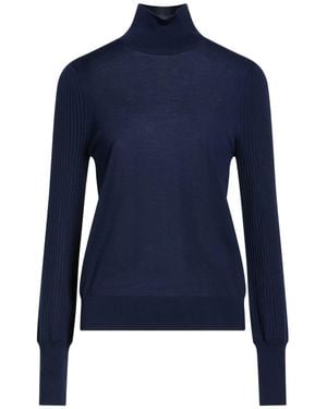 Kangra Rollkragenpullover - Blau