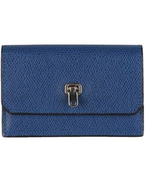 Valextra Tarjetero - Azul