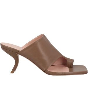 Ilio Smeraldo Thong Sandal - Brown