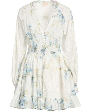 byTiMo Mini Dress Cotton, Viscose - White