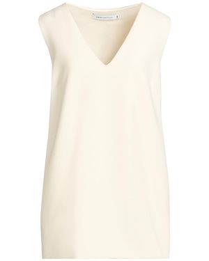 SIMONA CORSELLINI Mini Dress Polyester, Viscose, Cotton, Elastane - Natural