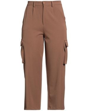 White Wise Pants - Brown