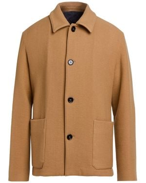 Dondup Camel Jacket Virgin Wool, Polyamide, Cashmere - Brown