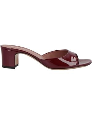 Paris Texas Burgundy Sandals Leather - Multicolour