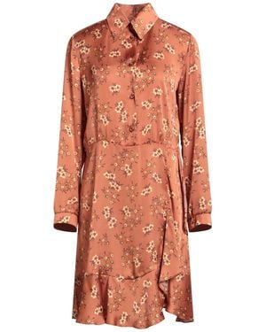 Biancoghiaccio Mini Dress Polyester - Brown