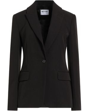 Moschino Blazer Polyester, Elastane - Black