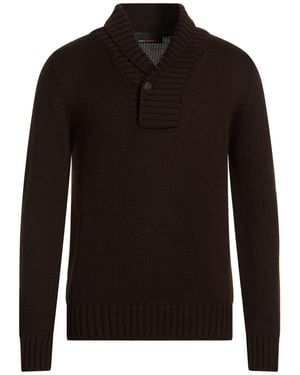 Peuterey Dark Sweater Acrylic, Wool - Black