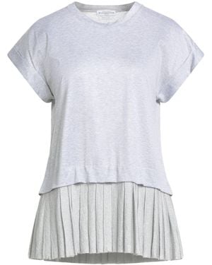 Ballantyne T-Shirt Cotton, Viscose, Metallic Polyester - White