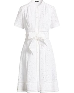 Van Laack Midi Dress Cotton - White